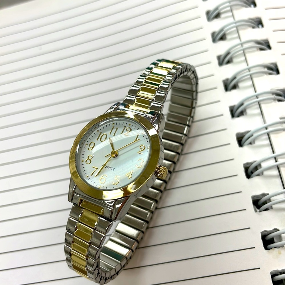 Beautiful duo stainless steel color watch